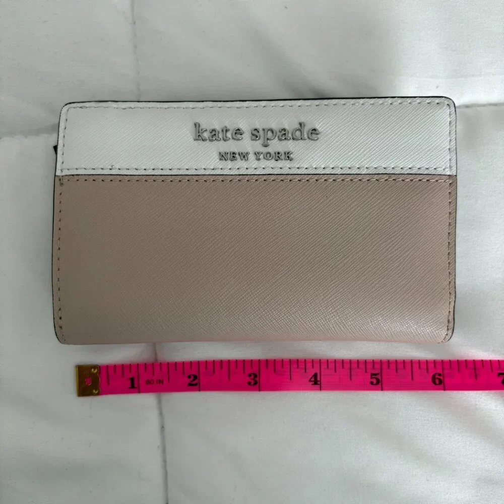 Kate Spade New York Staci Medium Saffiano Leather Satchel/Crossbody Purse Wallet